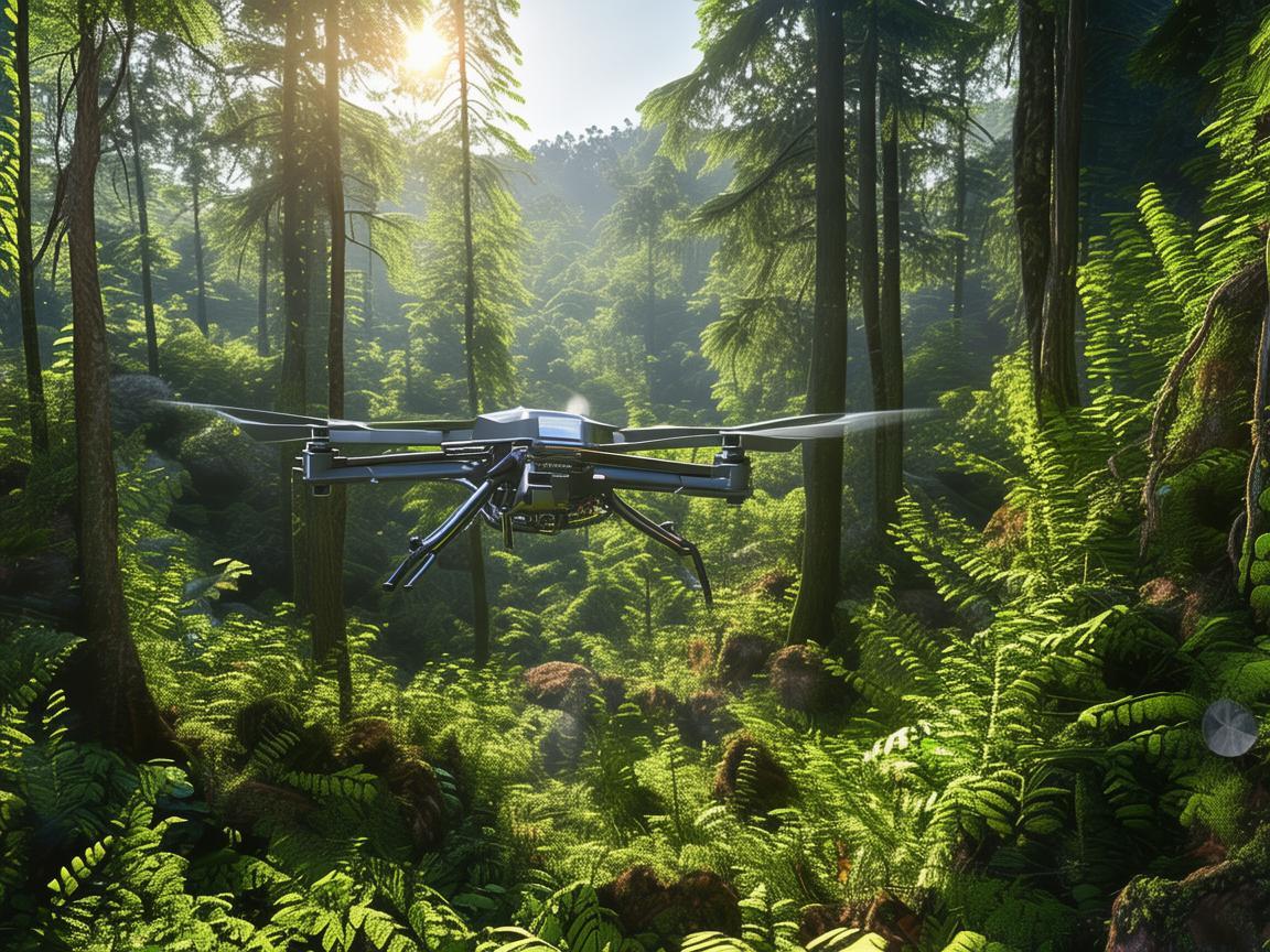 桂皮林里的无人机电力巡检之旅