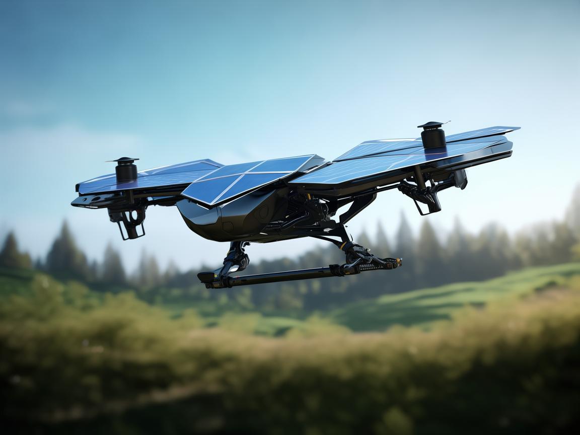 可再生能源助力无人机电力巡检