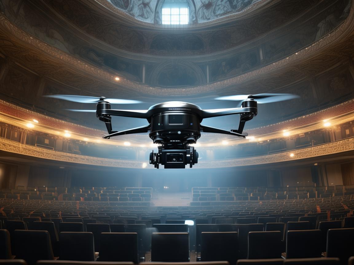 无人机助力礼堂电力巡检 无人机助力礼堂电力巡检