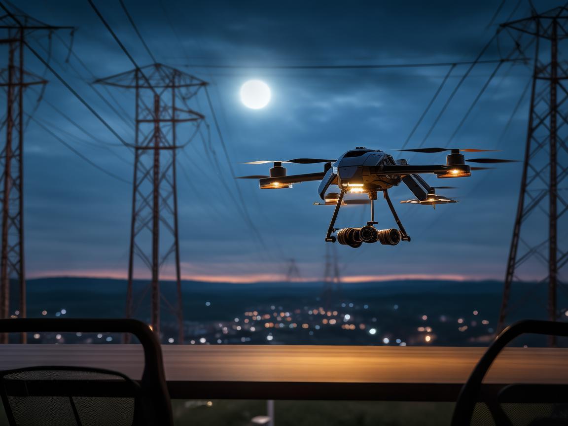 无人机电力巡检,餐椅视角下的高效守护 无人机电力巡检,餐椅视角下的高效守护