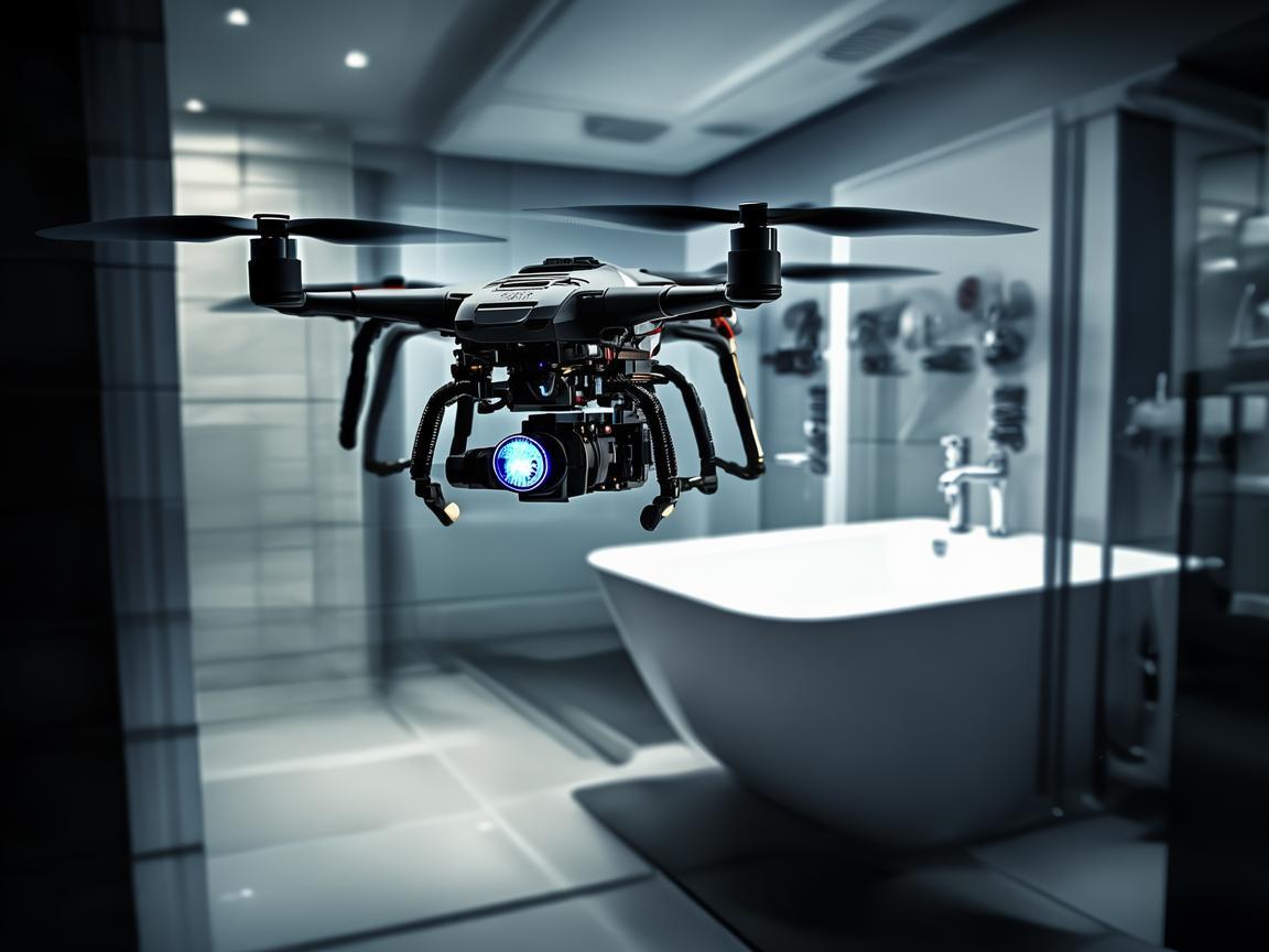 无人机电力巡检，洞察蹲便器背后的电力奥秘