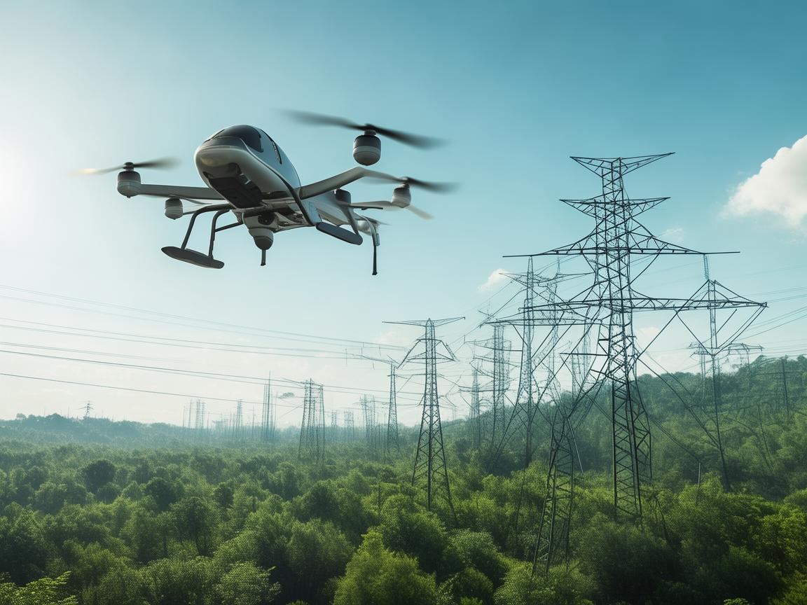 无人机电力巡检，镇江电网的空中卫士