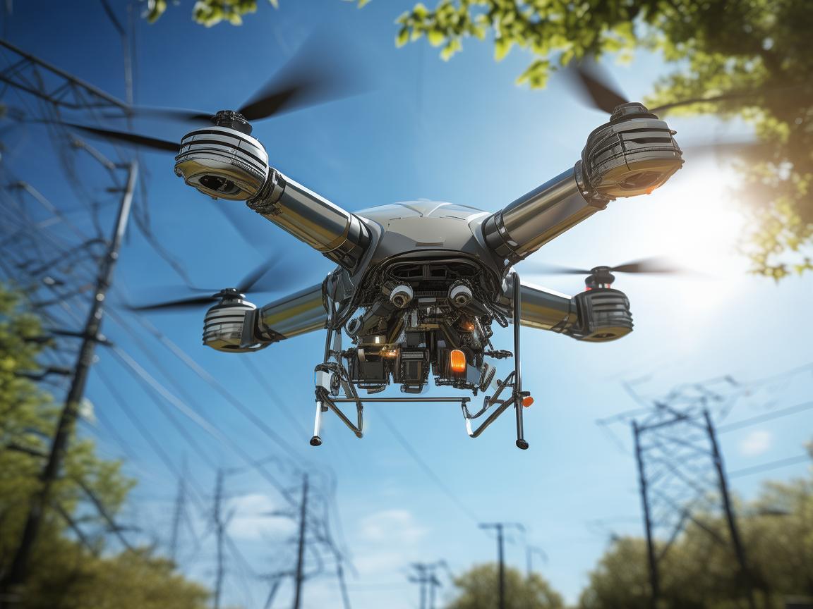 固体物理学助力无人机电力巡检