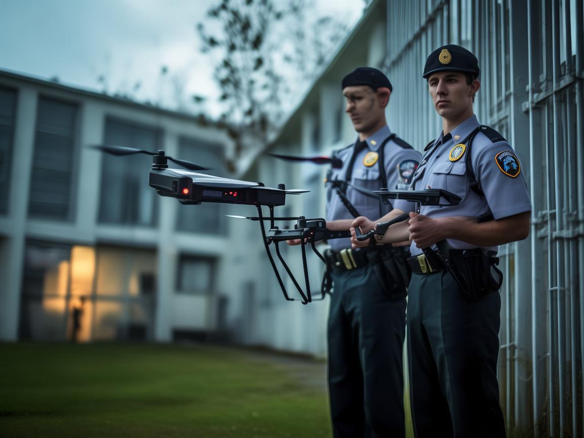 狱警携手无人机，开启电力巡检新篇