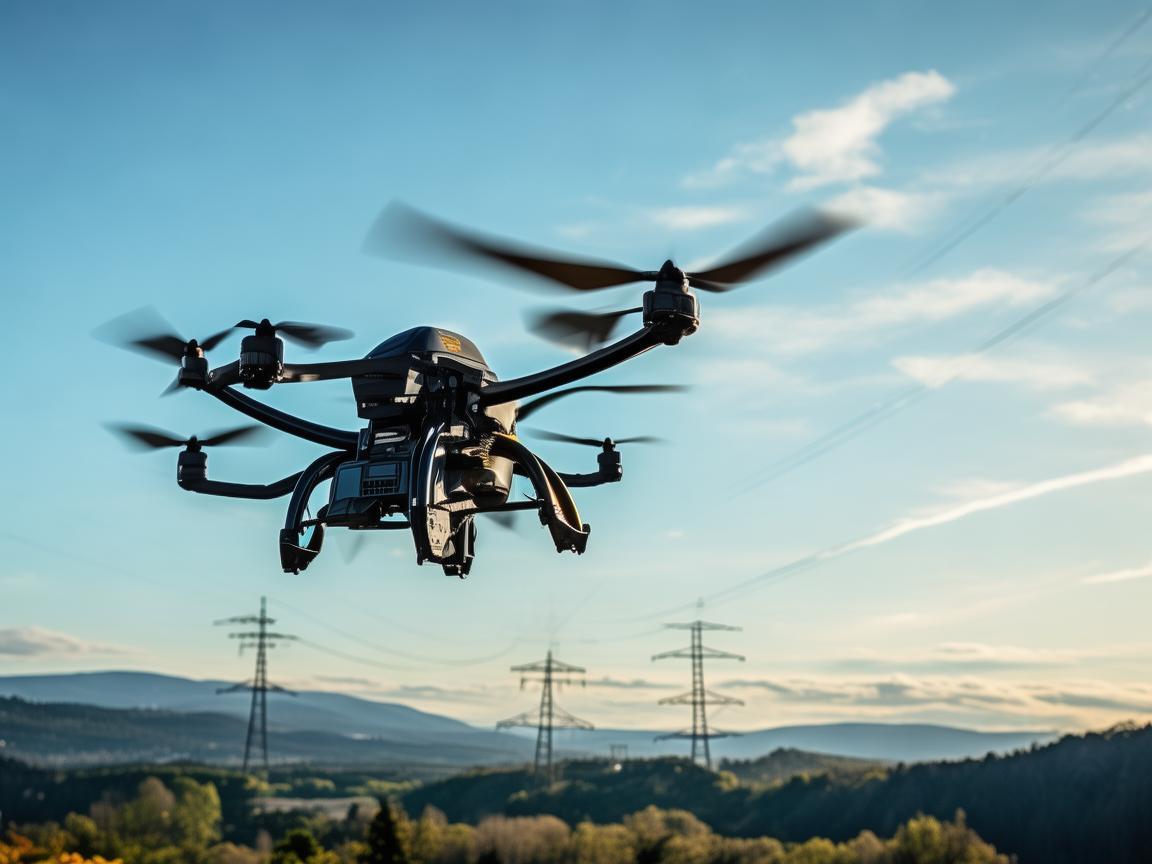 运动服套装助力无人机电力巡检