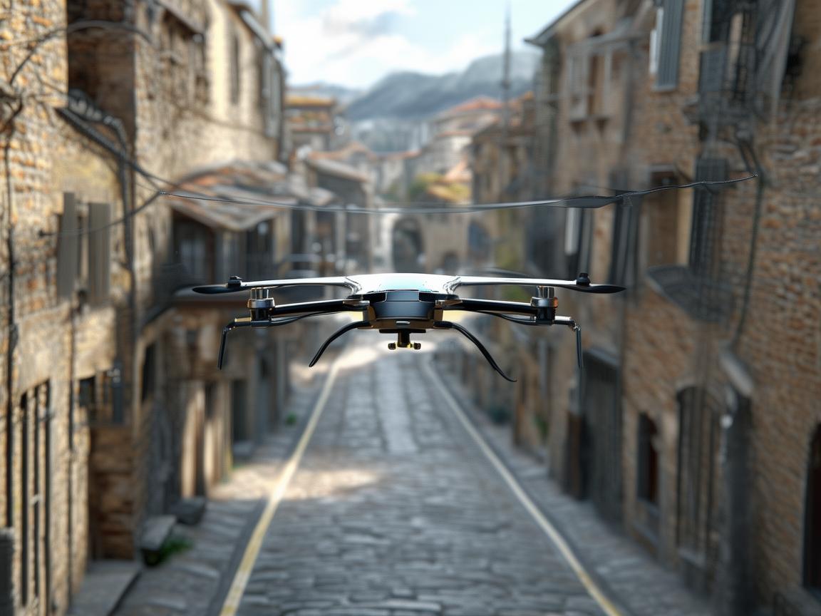 无人机电力巡检助力古镇街道电力保障