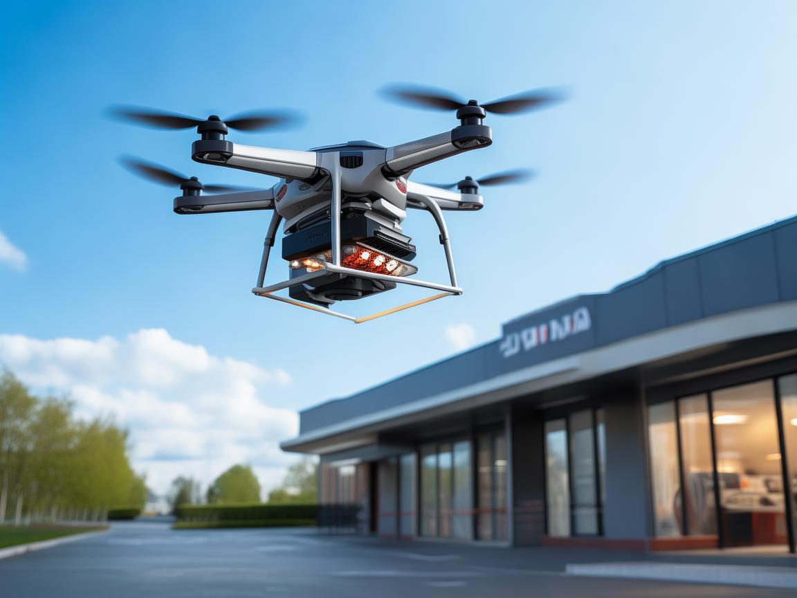 无人机电力巡检助力建材店安全运营