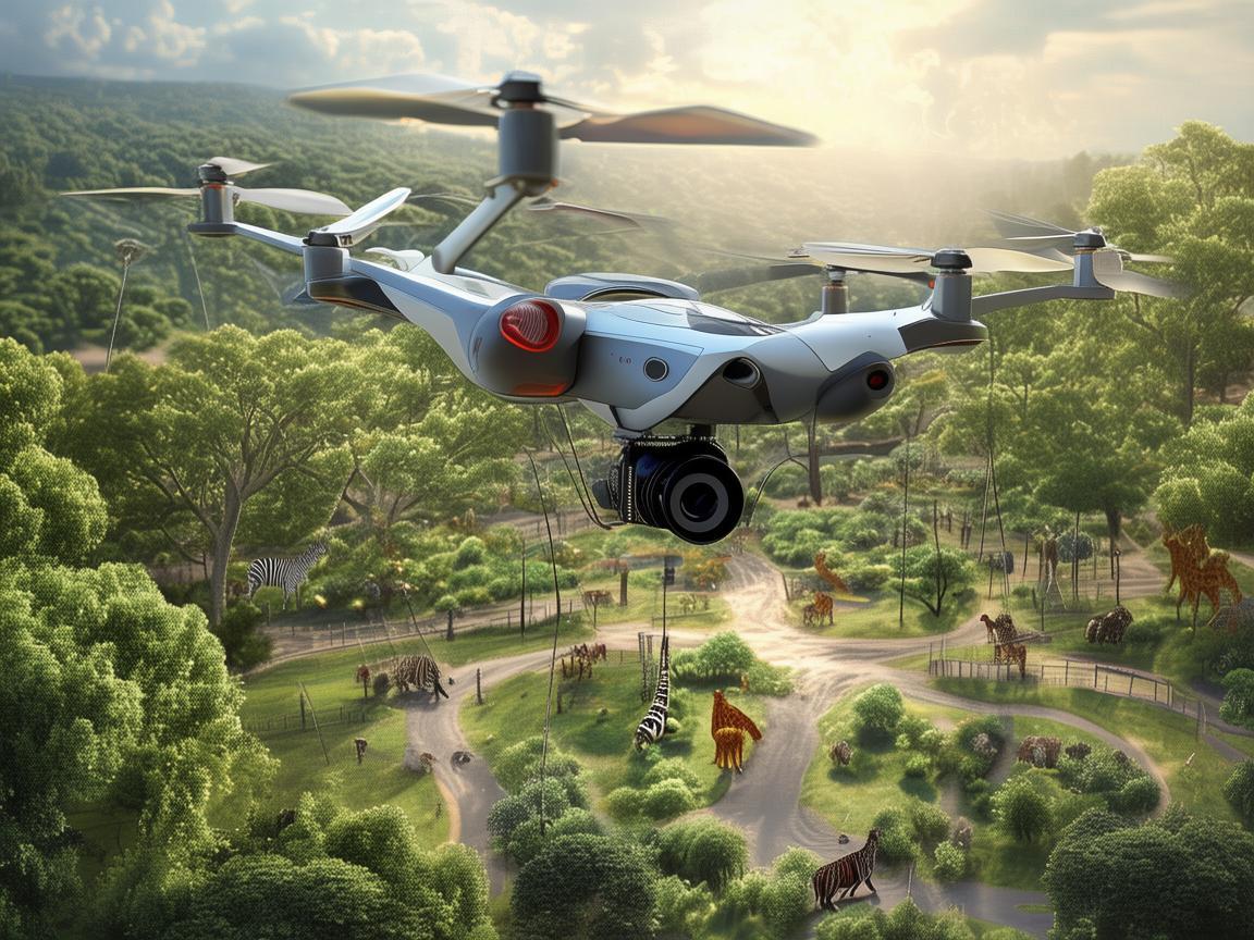 无人机电力巡检助力动物园电力保障 无人机电力巡检助力动物园电力保障