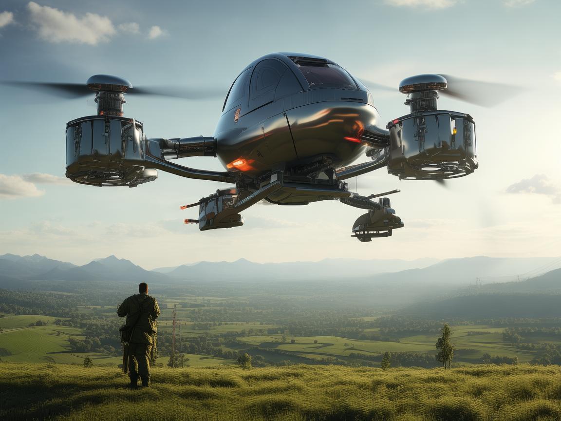 将军眼下的无人机电力巡检