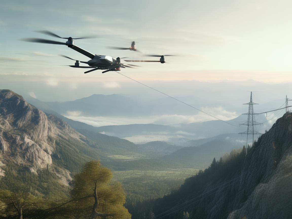 潜山电力巡检，无人机的高效护航