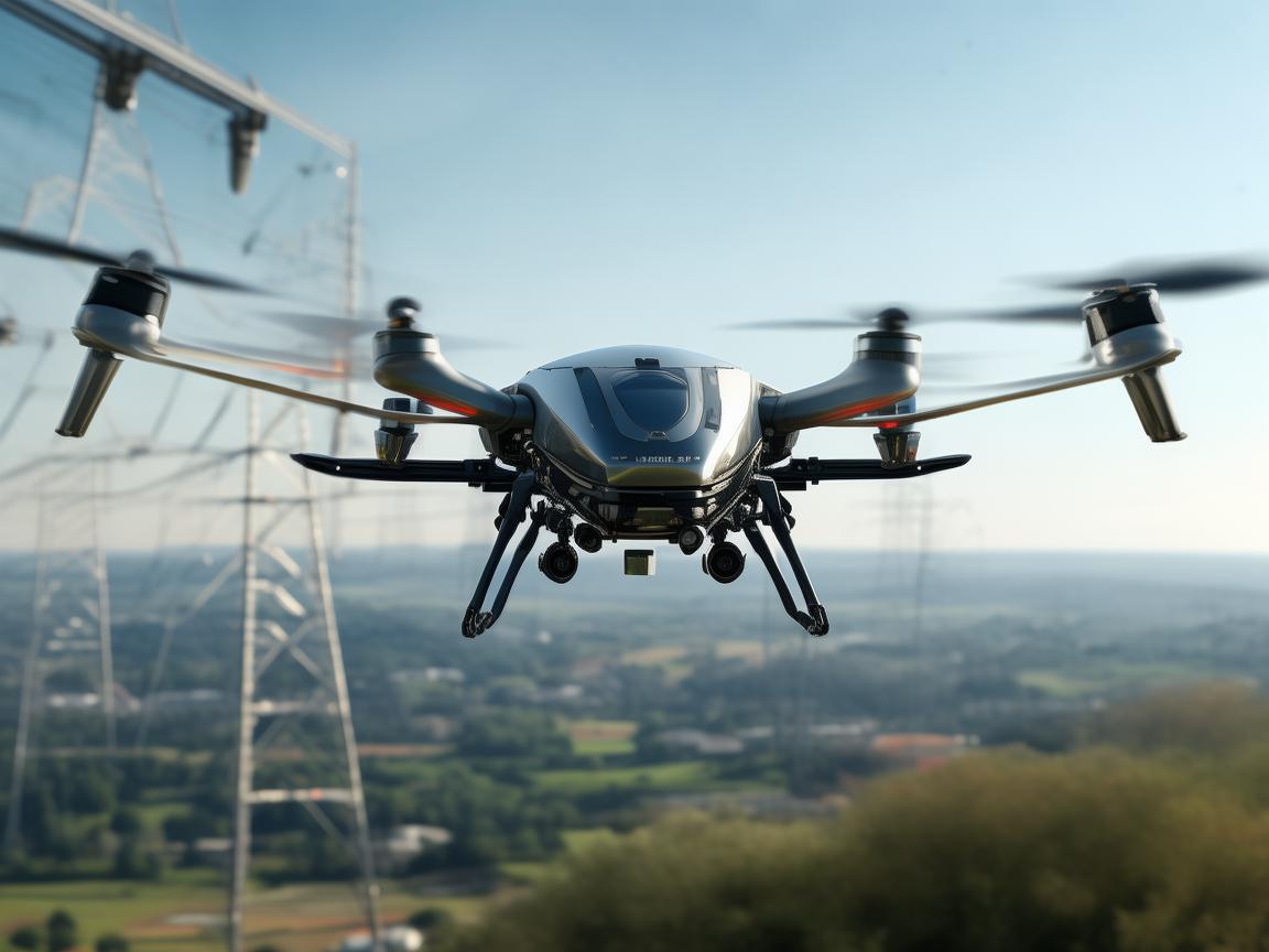 无人机电力巡检，设计师的智慧结晶