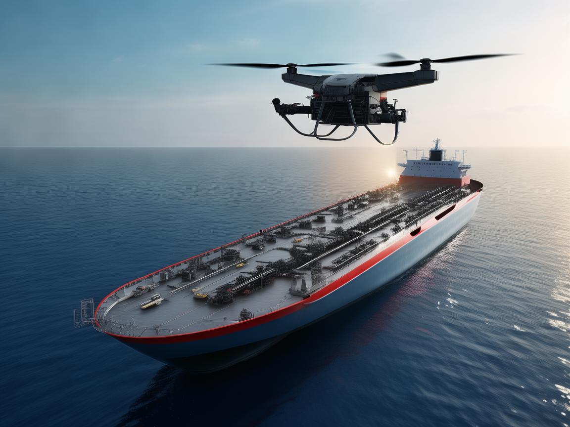 无人机电力巡检助力油轮安全供电