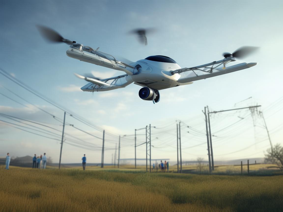 无人机电力巡检，休闲套装下的高效守护