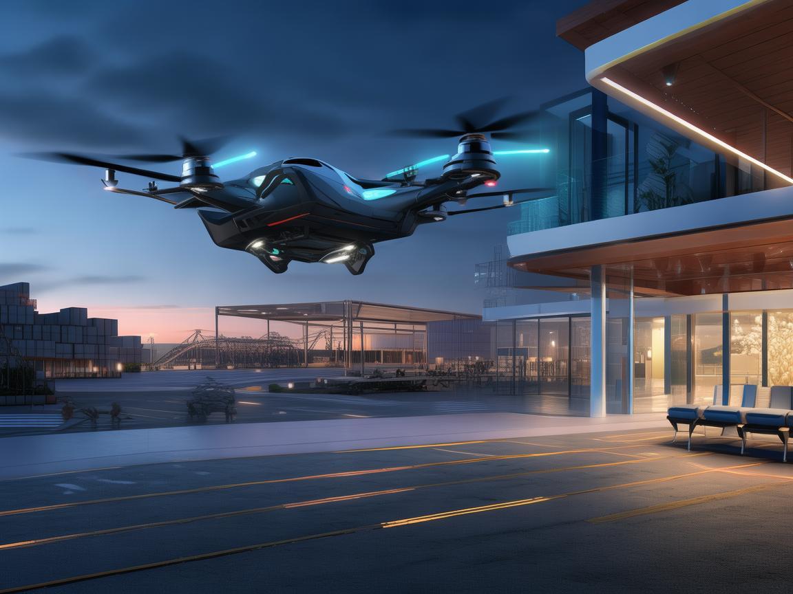 无人机电力巡检助力码头候船室安全保障