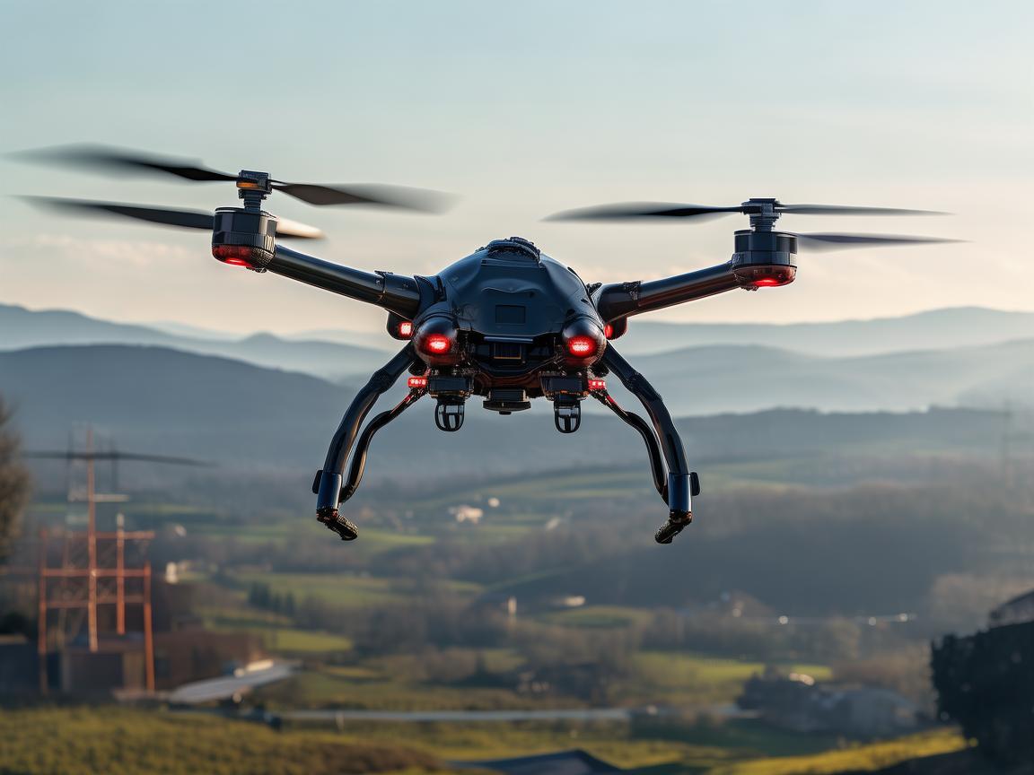 贝雷帽下的无人机电力巡检之旅