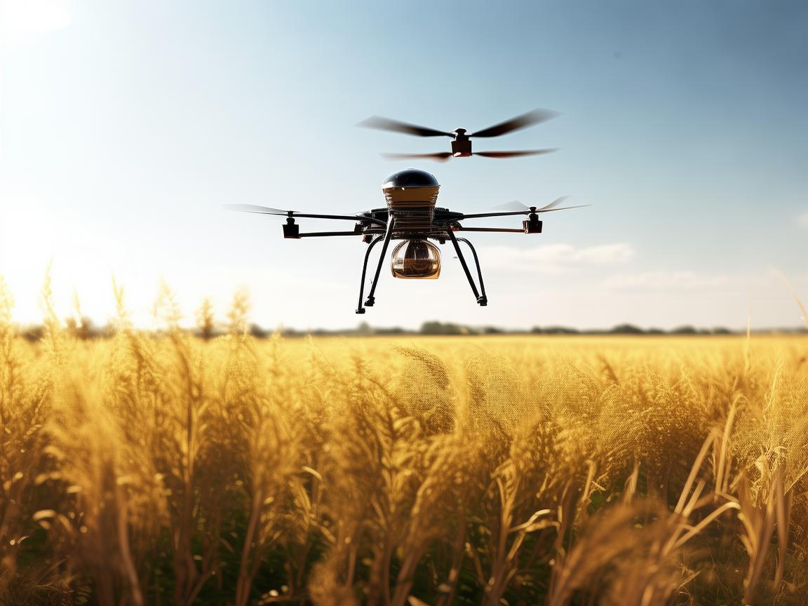 无人机电力巡检，荞麦地中的守护力量